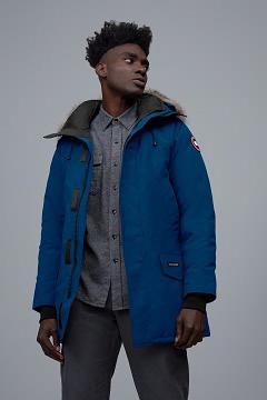 Chamarras Canada Goose Hombre Mexico - Langford Abrigos Azules Oscuro YT5791230